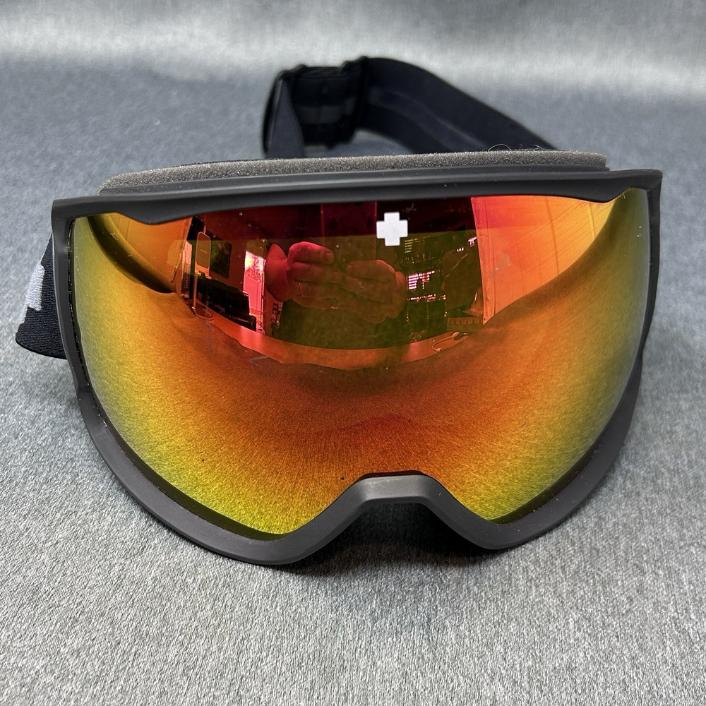 Spy Optic Underpin Snow Skiing Goggle Matte Black Bronze Red Spectra Winter Gear